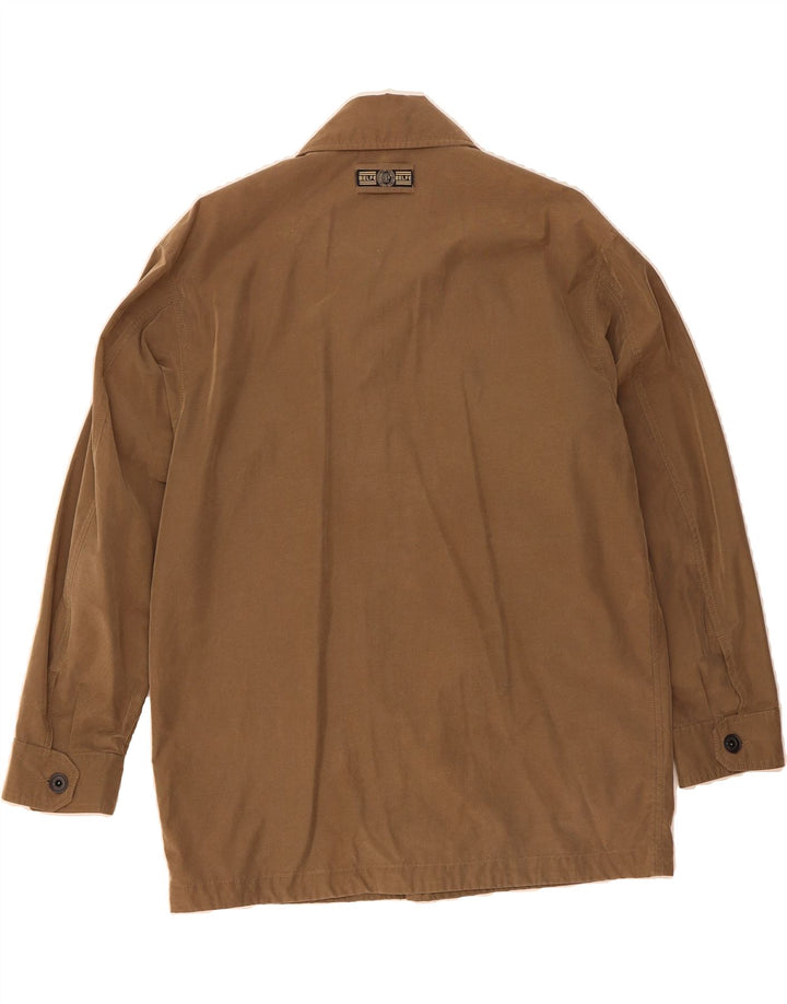 BELFE & BELFE Mens Bomber Jacket UK 46 3XL Brown Vintage Belfe & Belfe and Second-Hand Belfe & Belfe from Messina Hembry 