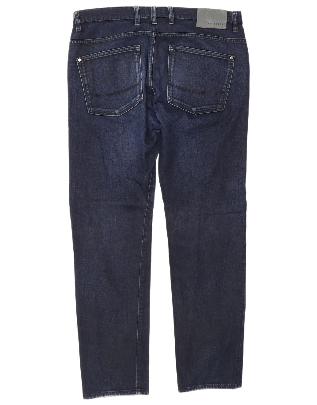 Vaqueros ajustados para hombre de Ted Baker W34 L30 Algodón azul marino