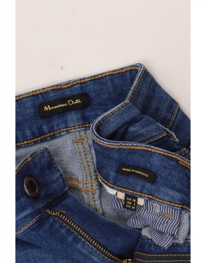Massimo Dutti Falda Vaquera Mujer EU 38 Small W28 Azul
