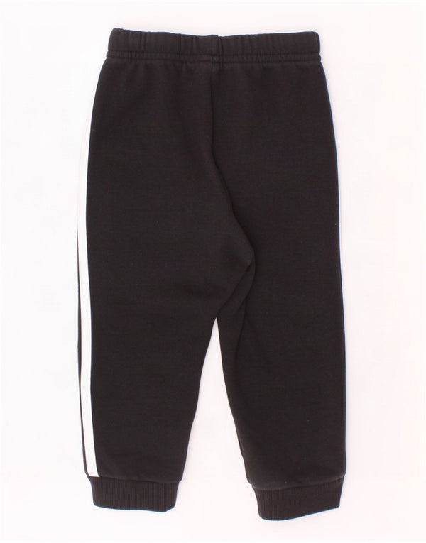 Adidas - Pantalón de chándal para bebé, niño, 9-12 meses, algodón negro