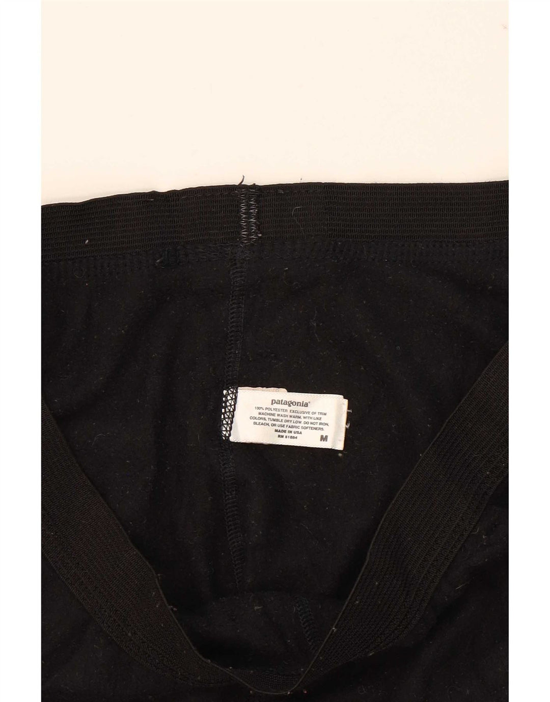 Leggings Patagonia Mujer UK 44 Poliéster Negro Mediano