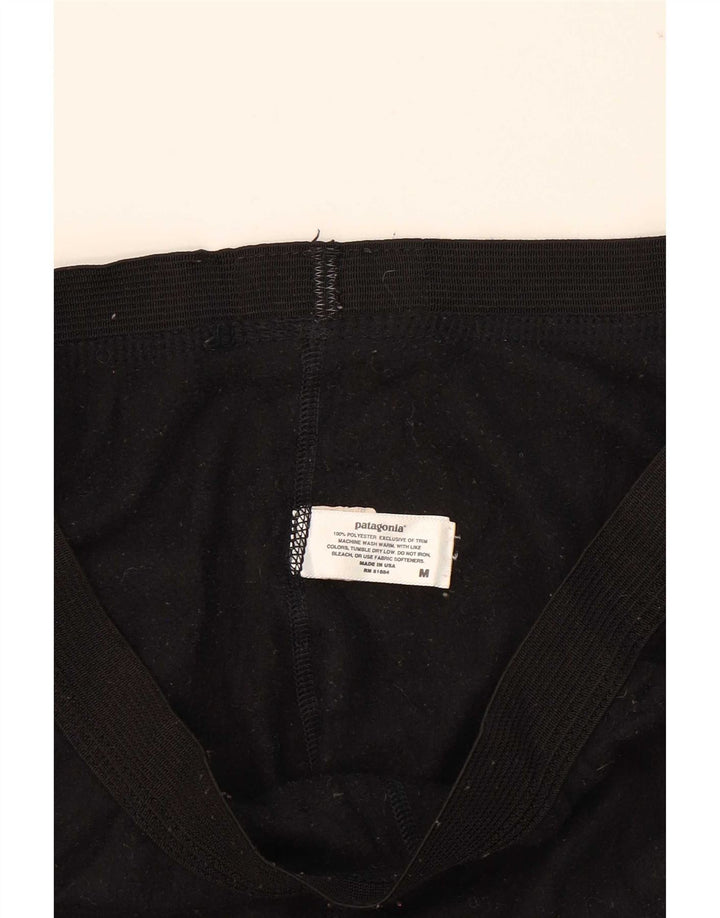 Leggings Patagonia Mujer UK 44 Poliéster Negro Mediano