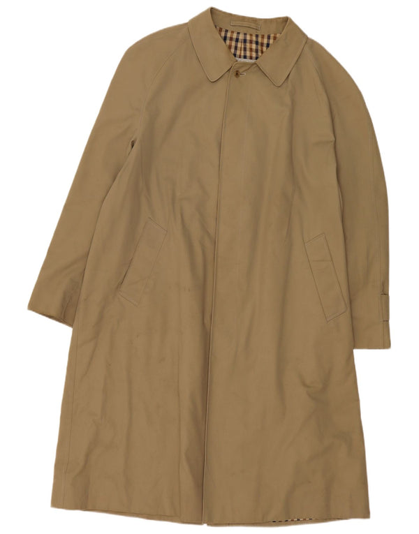 Aquascutum Gabardina para hombre UK 44 2XL Algodón caqui
