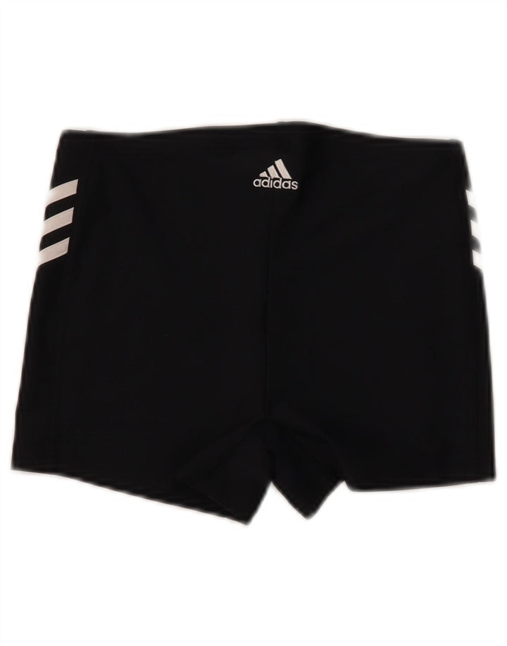 ADIDAS Pantalones cortos deportivos para mujer UK 12 Mediano Negro Poliéster
