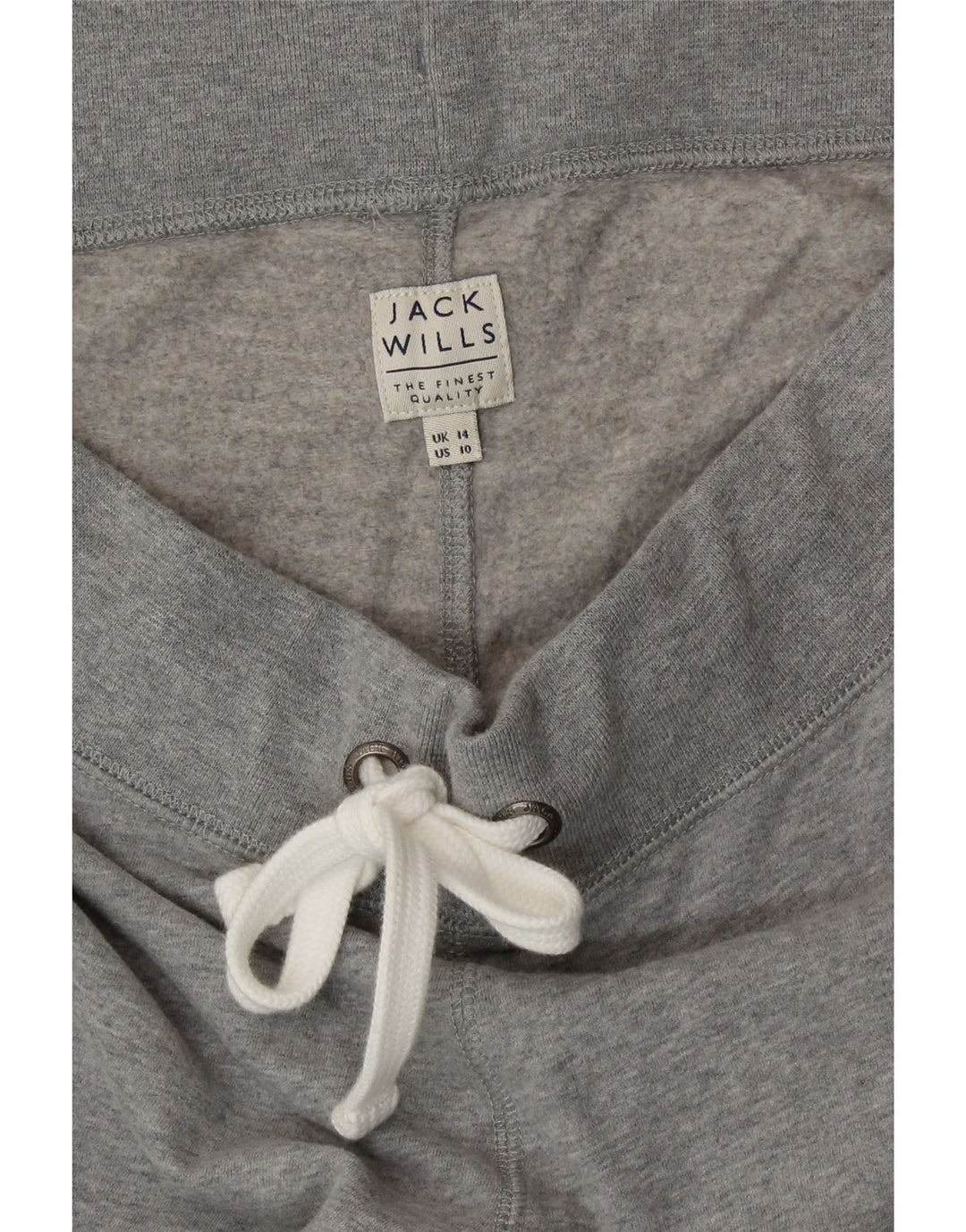 JACK WILLS Pantalones de chándal con estampado gráfico para mujer Joggers UK 44 Large Grey