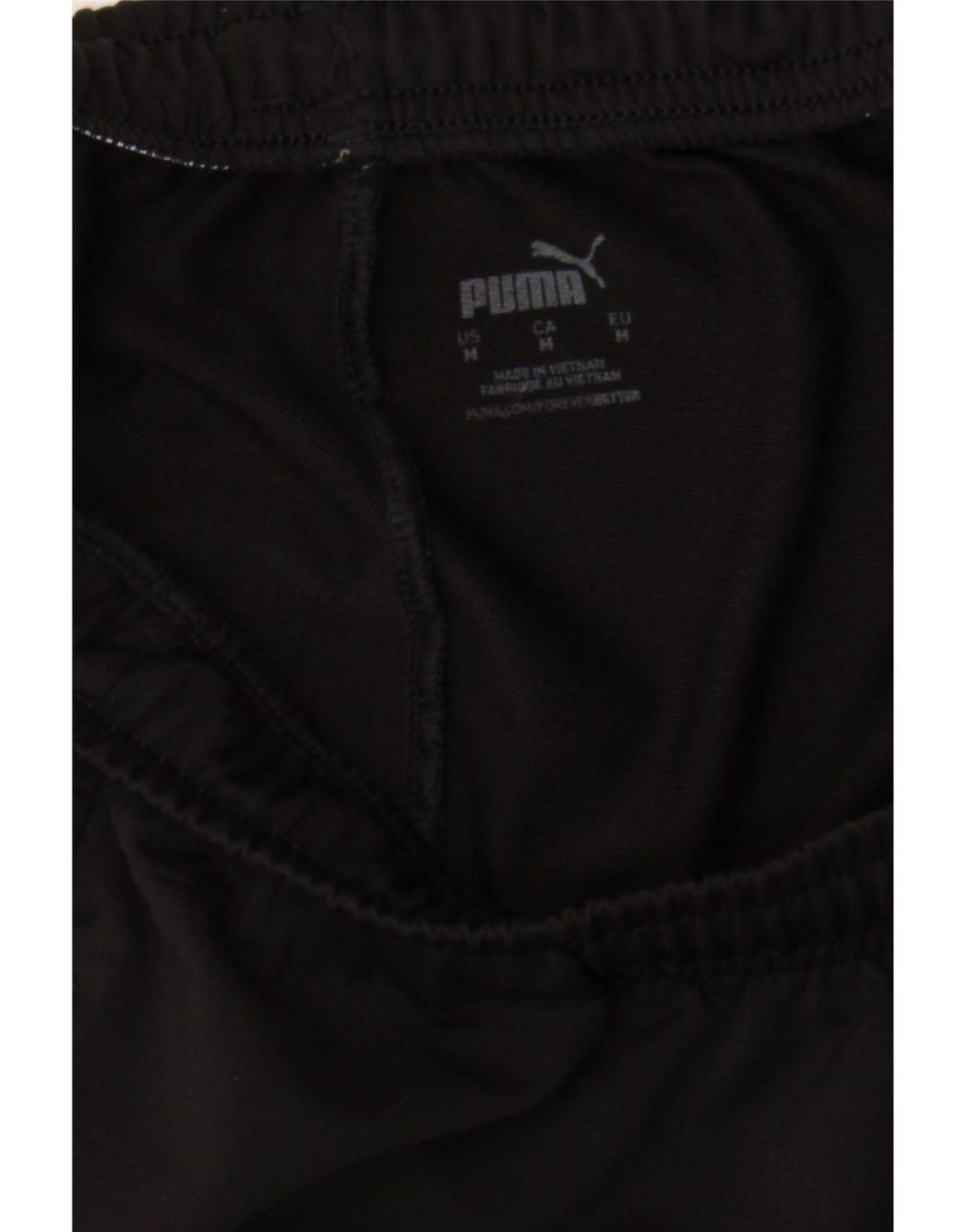 PUMA Mens Tracksuit Trousers Medium Black Polyester Vintage Puma and Second-Hand Puma from Messina Hembry 