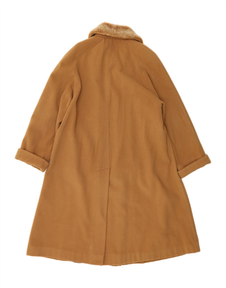 ST. BERNARD Womens Overcoat UK 14 Large Brown Virgin Wool Vintage St. Bernard and Second-Hand St. Bernard from Messina Hembry 