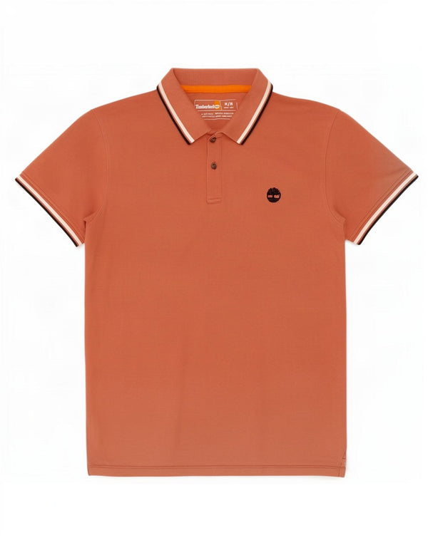 Timberland Polo Slim Fit De Algodón A Rayas Marrón Medio Para Hombre
