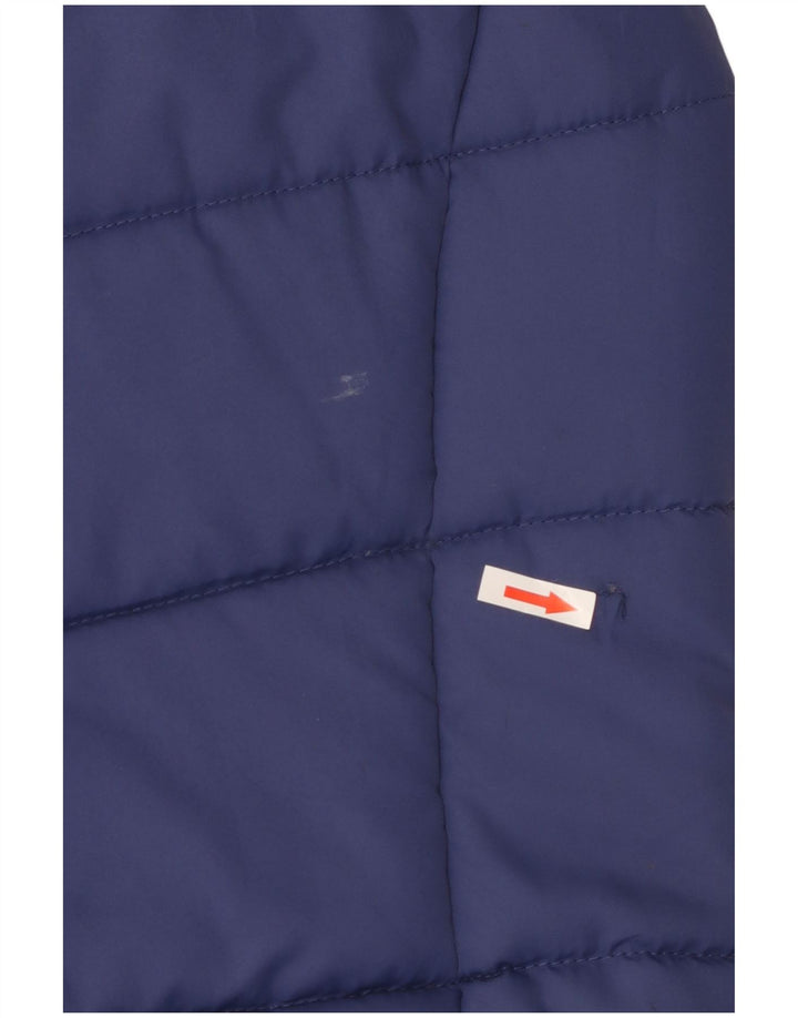 KANGAROOS Chaleco acolchado para hombre UK 46 Grande Poliéster azul