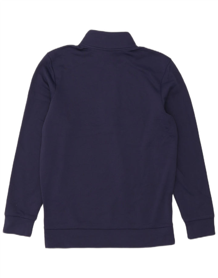 Under Armour Hombre Zip Neck Sudadera Jumper Small Azul Marino Poliéster