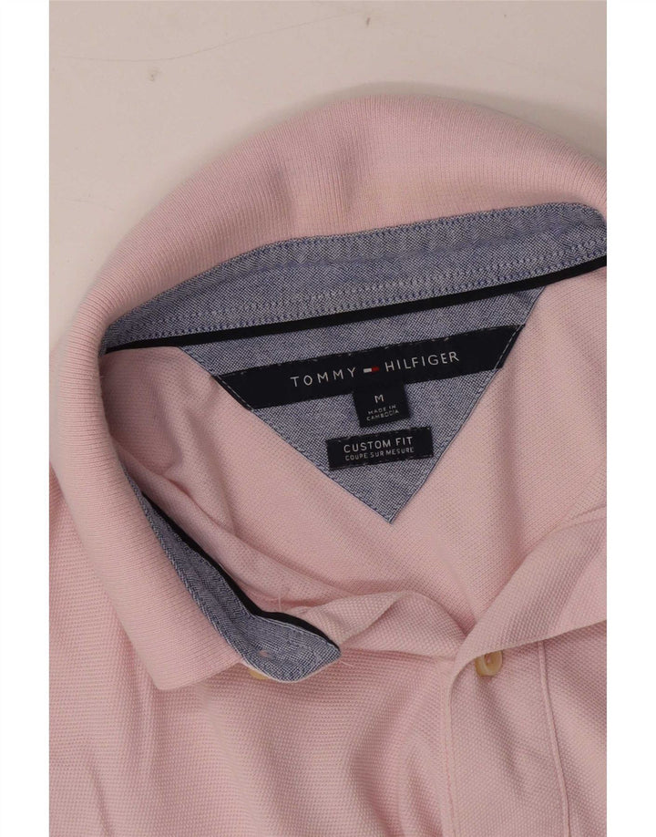 Tommy Hilfiger Polo Custom Fit para Hombre Rosa Mediano