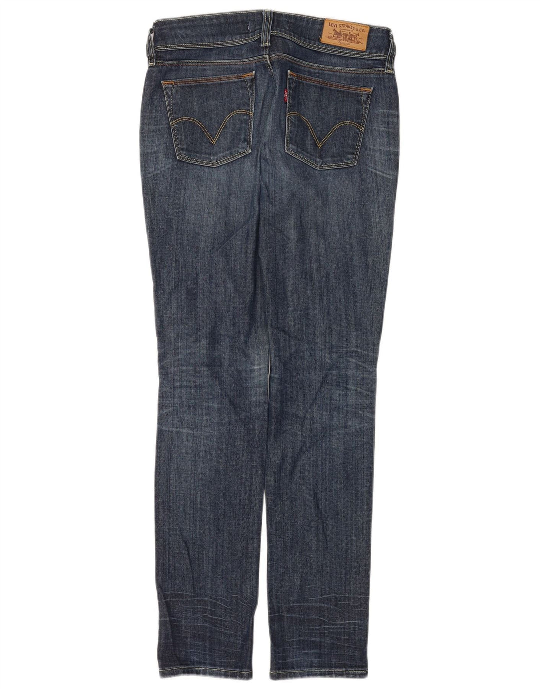 Levi's Mujer 571 Slim Jeans W29 L32 Algodón Azul Marino