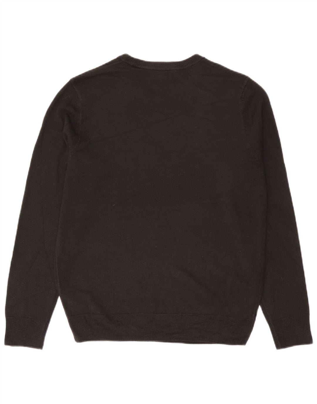 Marks & Spencer Suéter tipo jersey con cuello redondo para hombre UK 38/40 Acrílico gris medio