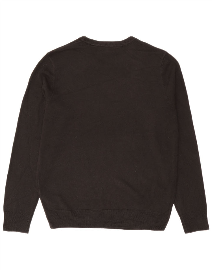 Marks & Spencer Suéter tipo jersey con cuello redondo para hombre UK 38/40 Acrílico gris medio
