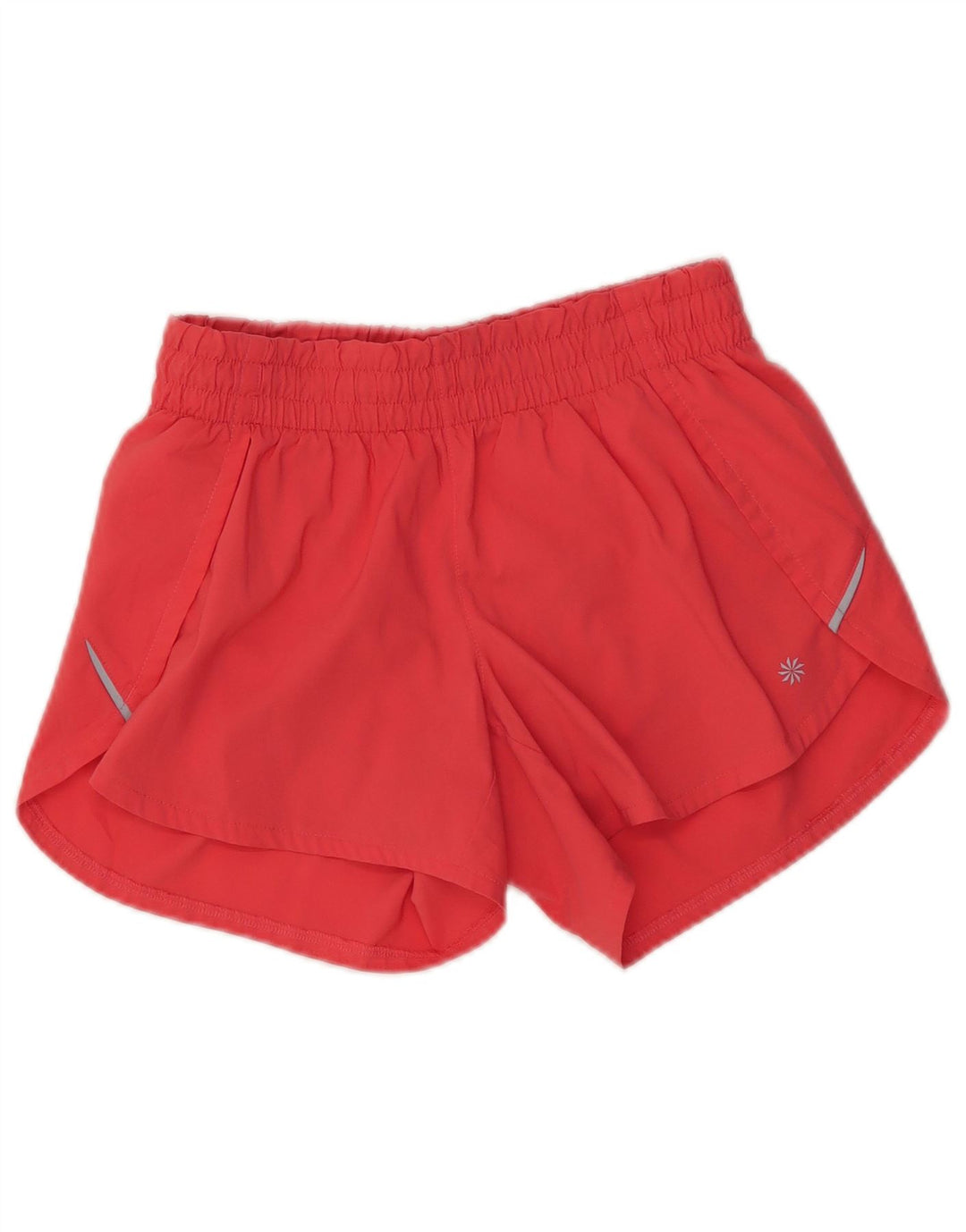 ATHLETA Pantalones cortos deportivos para mujer UK 4 XS Rojo Poliéster