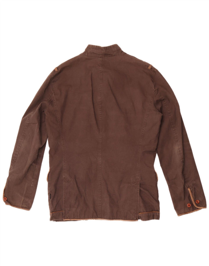 Paul Smith Chaqueta utilitaria para hombre UK 38 Algodón marrón medio