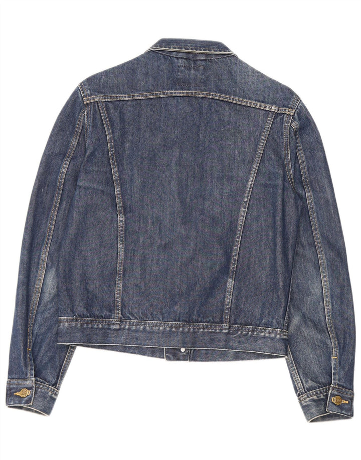 Lee Chaqueta Vaquera para Mujer UK 44 Grande Algodón Azul