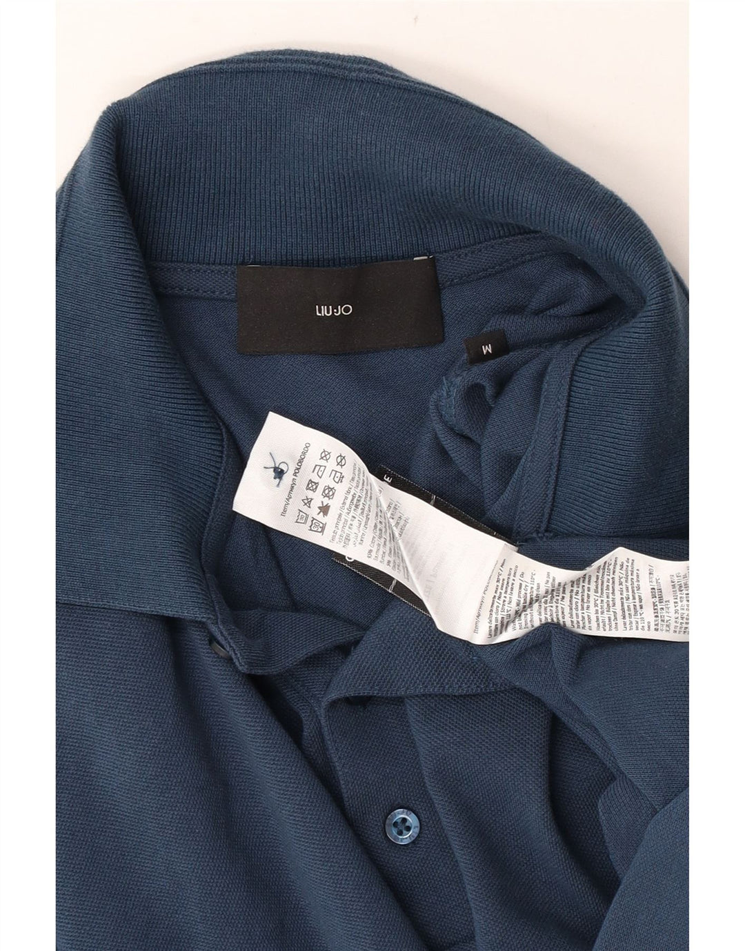 Polo Liu Jo Hombre Algodón Azul Marino Medio