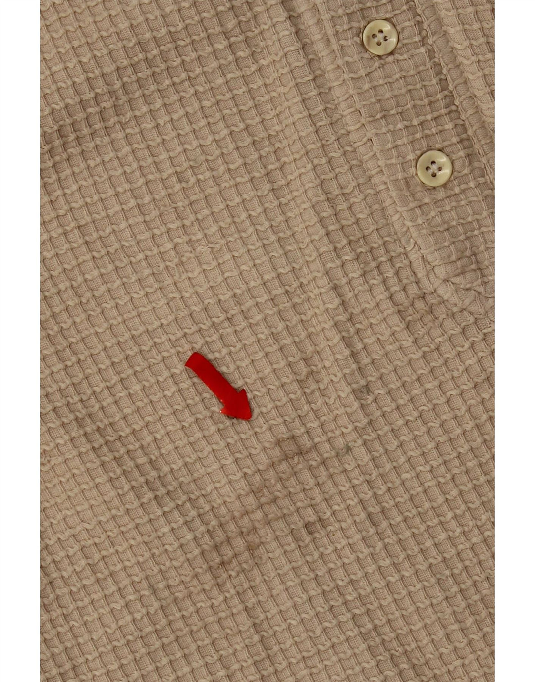 Berto Lucci Hombre Camiseta Top Small Beige Algodón