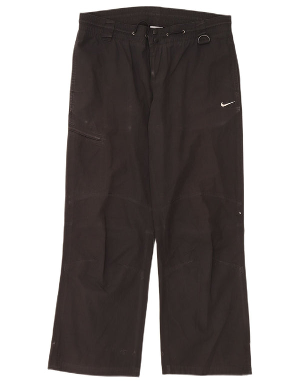 Nike Pantalones cargo de senderismo para mujer US 6/8 XS W25 L26 Poliéster negro