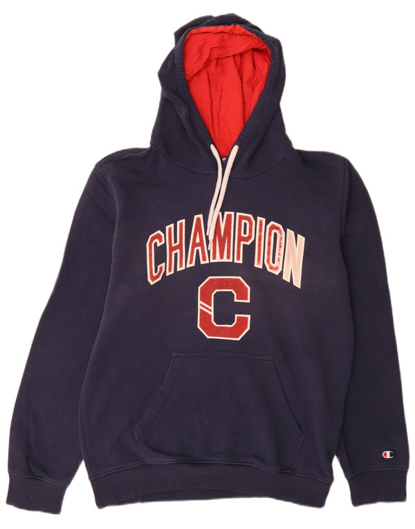 Champion Chicago Graphic Sudadera Con Capucha Jumper Medium Azul Marino Algodón
