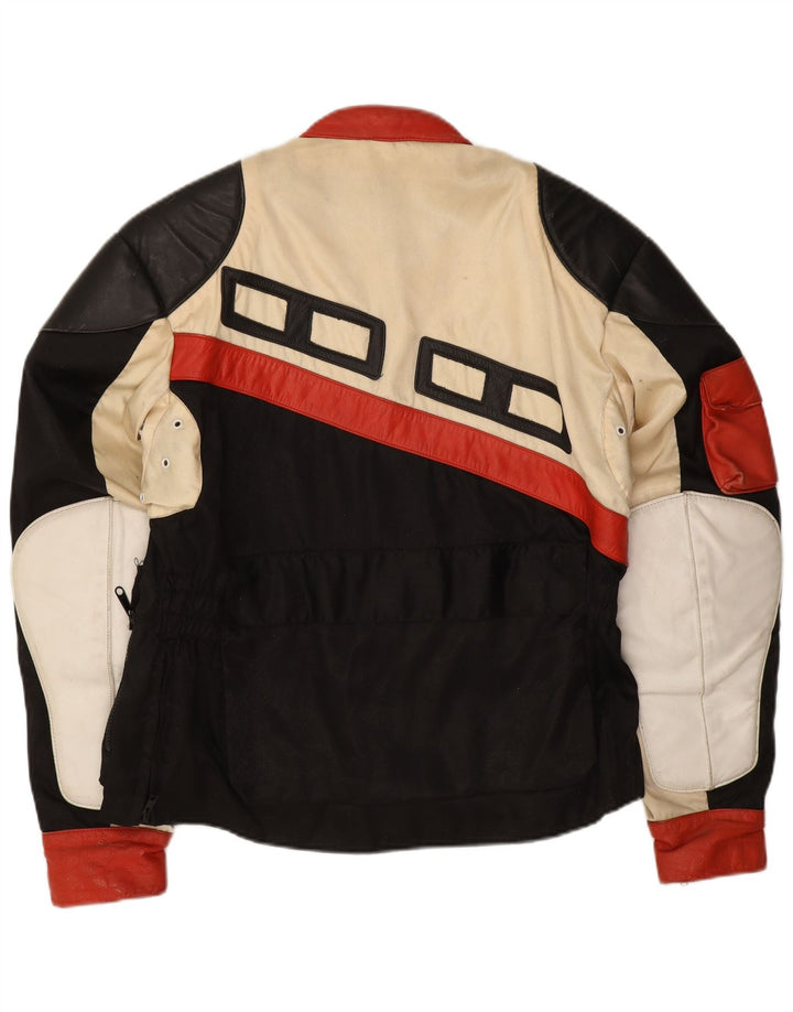 Krawehl Chaqueta Racer para hombre UK 38 Medium Black Colorblock