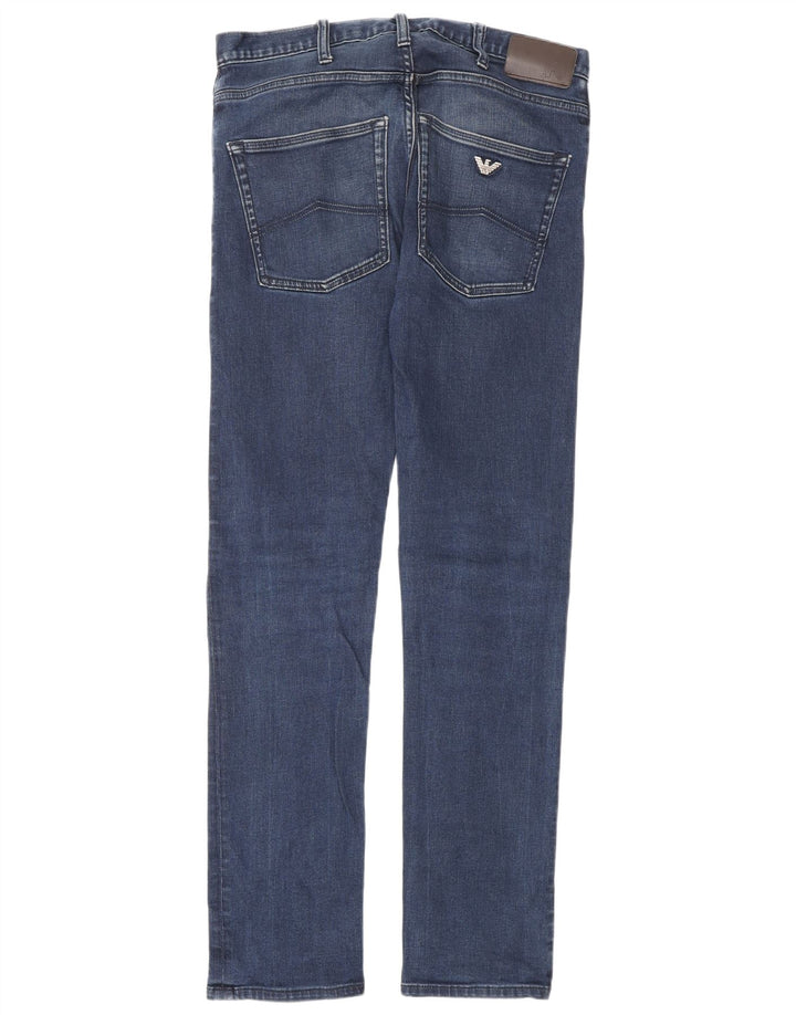 ARMANI Vaqueros Slim Hombre W30 L32 Algodón Azul