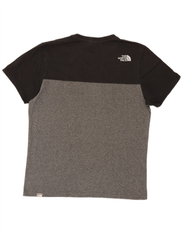 The North Face Hombre Camiseta Top Gris Medio Colorblock