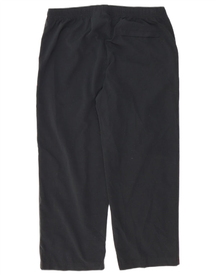 NIKE Pantalones de chándal para mujer US 8/10 Mediano Negro Colorblock Poliéster