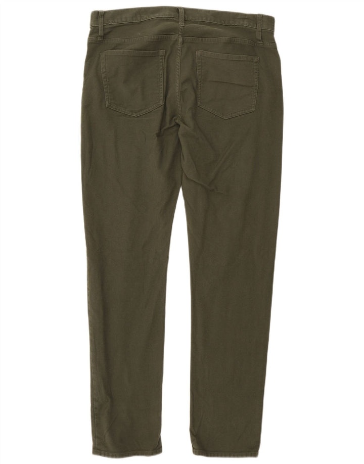 J. Crew Pantalones casuales para hombre Flex Slim Fit W33 L32 Algodón caqui