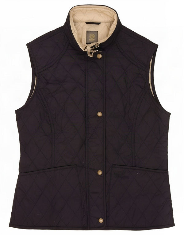 Chaleco acolchado para mujer Barbour UK 44 Mediano Azul marino Poliamida