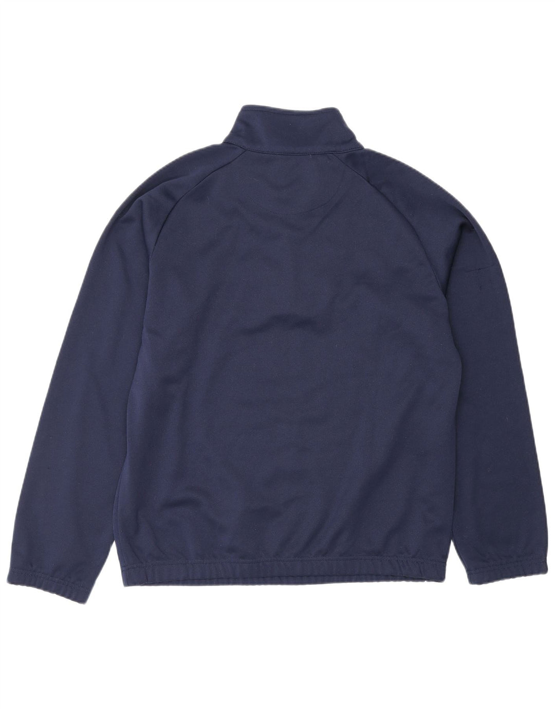 Kappa Hombre Zip Neck Sudadera Jumper Medium Azul Marino Poliéster