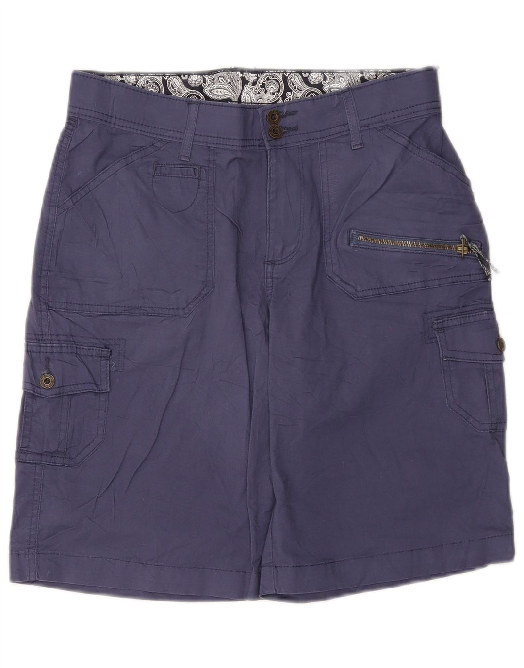 LEE Mens Cargo Shorts W30 Medium Azul Marino