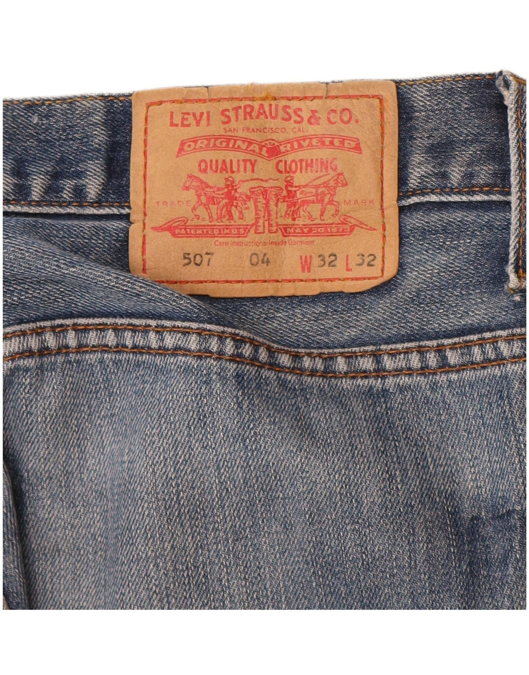 Levi's Hombre 507 Vaqueros Bootcut W32 L32 Algodón Azul