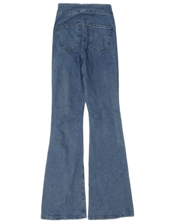 Vaqueros acampanados de talle alto para mujer Topshop W26 L32 Algodón azul