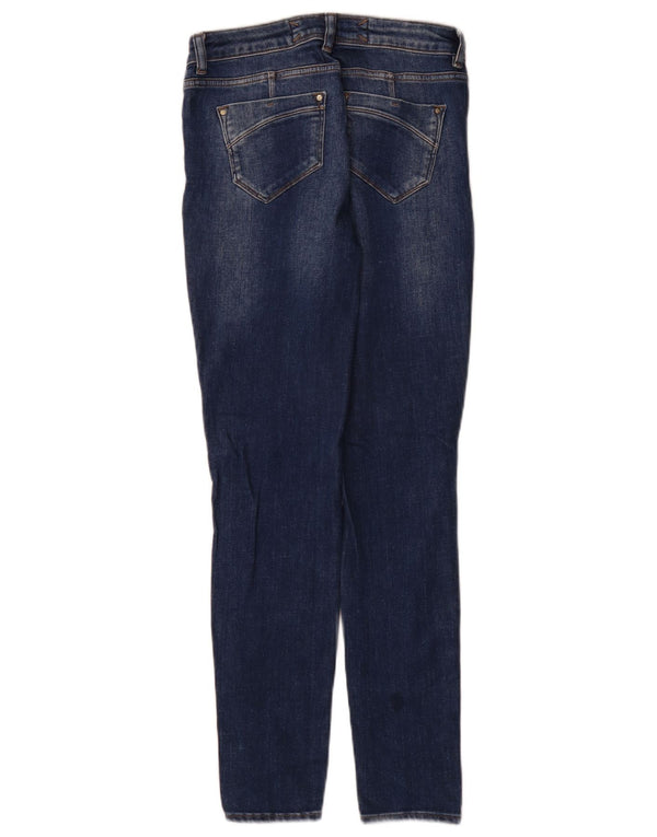 Karen Millen Vaqueros pitillo para mujer UK 8 Small W26 L29 Algodón azul
