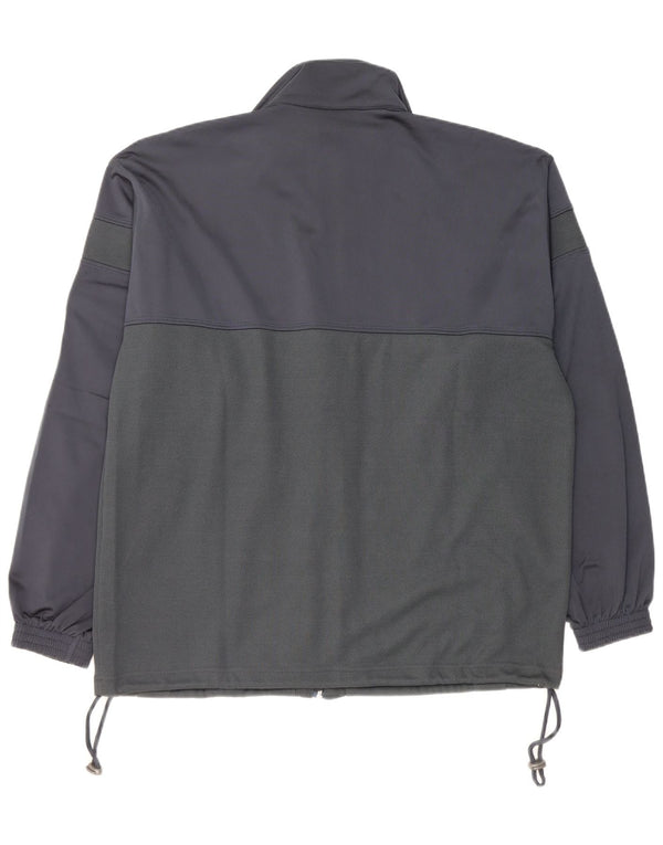 Diadora Mens Tracksuit Top Jacket UK 42 Large Navy Blue Colourblock