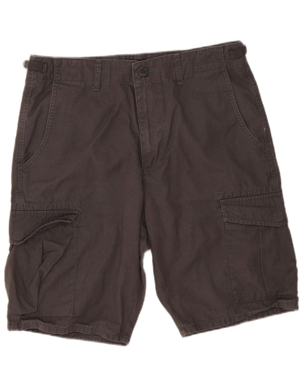 Pantalones cortos tipo cargo Lee para hombre W32 de algodón gris medio