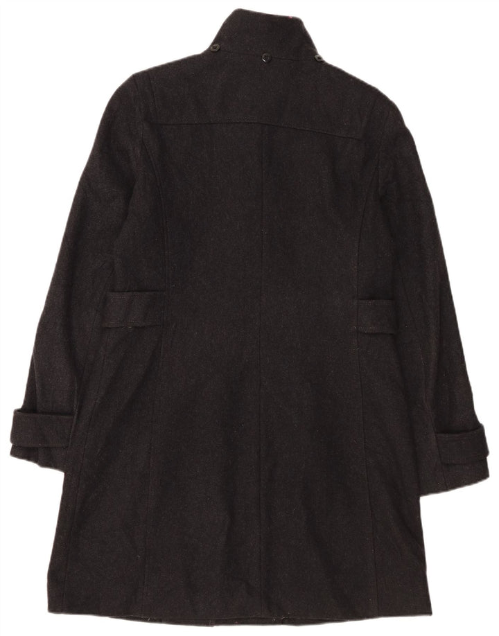 Nautica Trenca para Mujer UK 40 Lana Negra Mediana