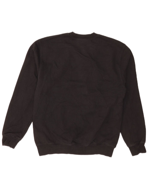 Carhartt Hombre Sudadera Gráfica Jersey Pequeño Algodón Negro