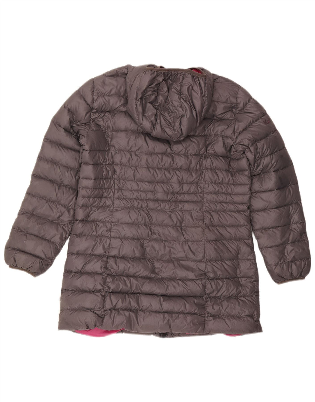 Kangaroos Chaqueta acolchada con capucha para mujer ES 40 XL Poliamida gris