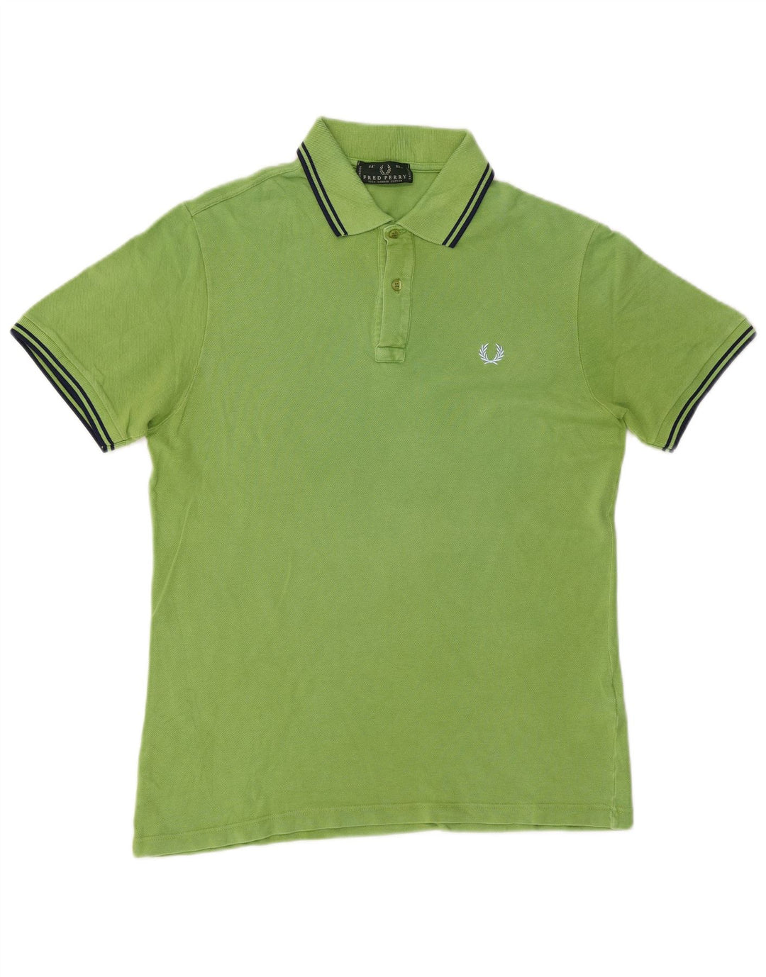 Polo Fred Perry Hombre Algodón Verde Medio