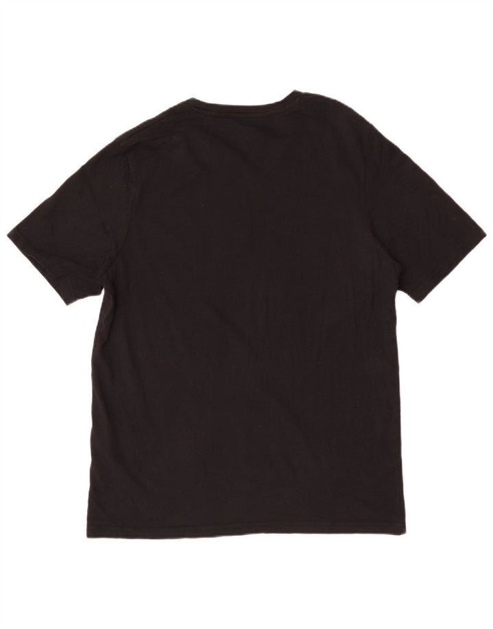 Jack & Jones - Camiseta gráfica para hombre, talla mediana, algodón negro