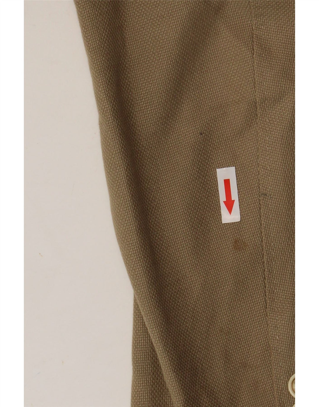 Massimo Dutti Chaqueta Blazer de 2 Botones para Hombre EU 58 2XL Algodón Beige