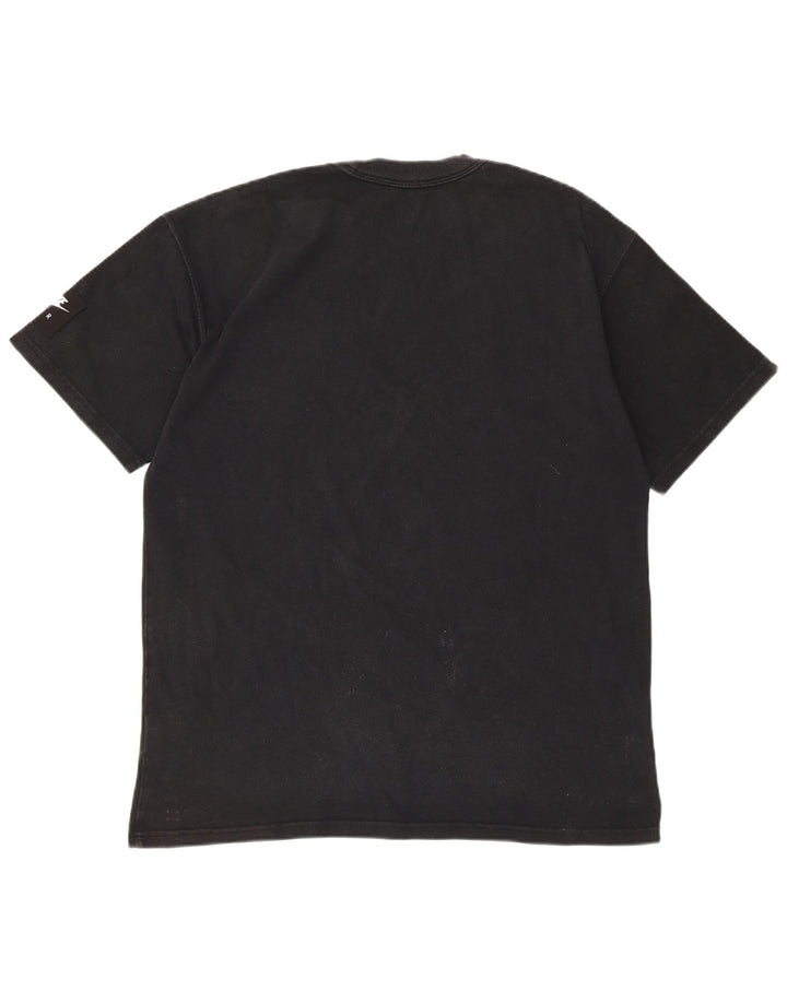 Nike Camiseta gráfica para hombre Top mediano de algodón negro