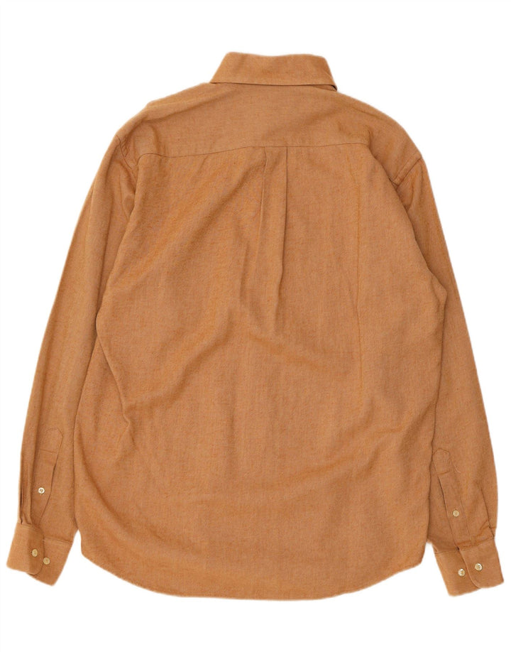 SERGIO TACCHINI Camisa Franela Hombre Algodón Beige Medio