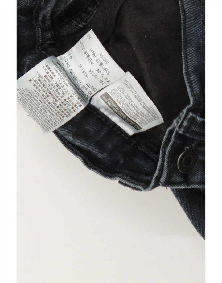 Levi's Hombre 522 Slim Jeans W28 L25 Algodón Azul Marino