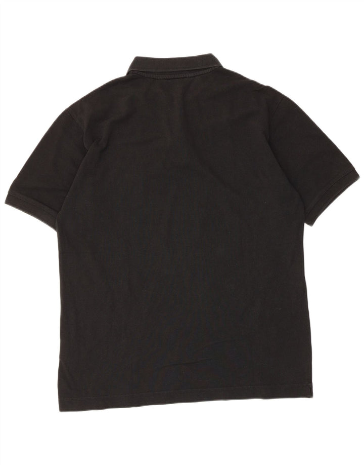 Kappa Polo Hombre Medium Negro Algodón