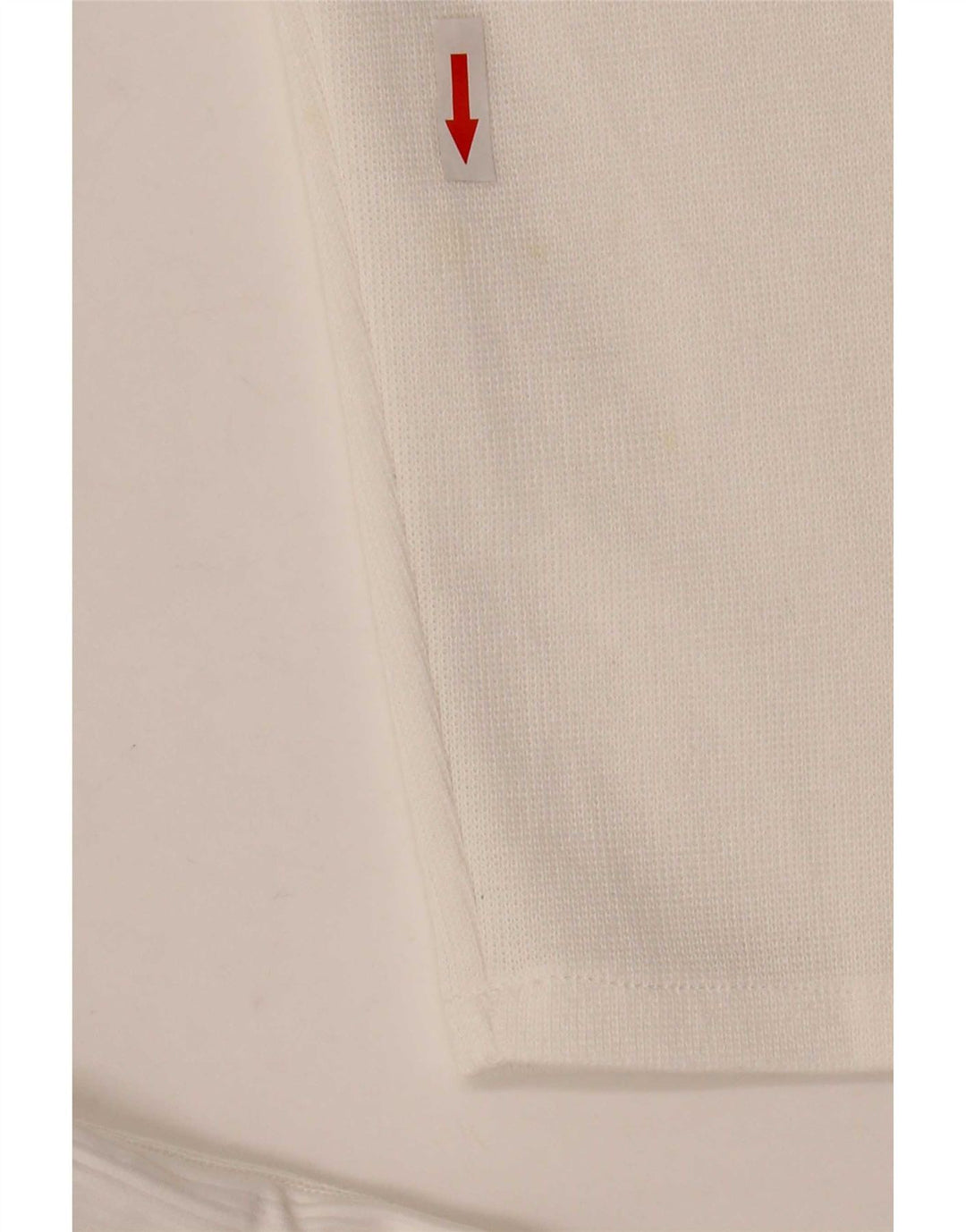 Zara Vestido recto de manga larga para mujer UK 44 Poliéster blanco mediano