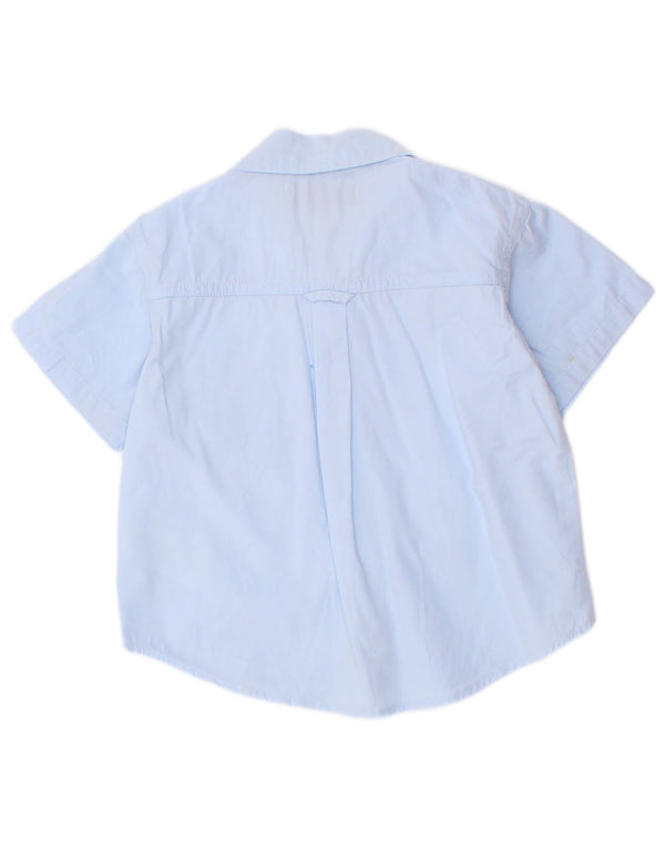 Timberland Camisa de manga corta para bebé niño 9-12 meses Algodón azul